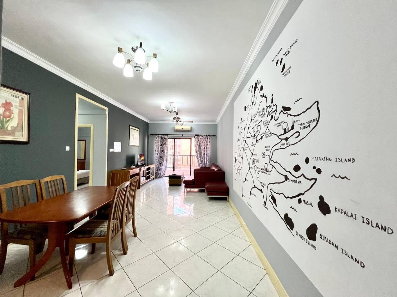 Marina Court Vacation Home 3 Bedrooms - Kota Kinabalu Zewnętrze zdjęcie